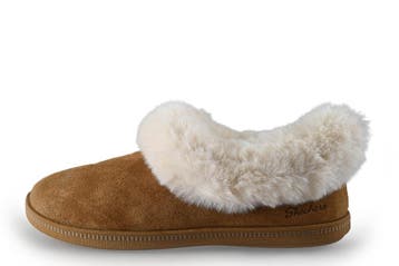 Skechers Pantoffels in maat 39 Bruin, Kleding | Dames, Schoenen, Skechers, Bruin, Verzenden, Zo goed als nieuw