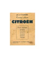 1951 CITROËN TRACTION AVANT INSTRUCTIEBOEKJE FRANS, Ophalen of Verzenden