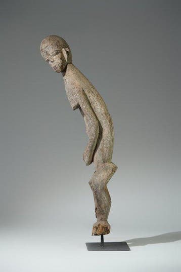 Een houten beeld - Lobi - Ghana, Antiek en Kunst