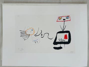 Joan Miro (1893-1983) - Enfance DUbu (1972) Tav.22