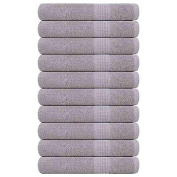 vidaXL Saunahanddoeken FROGN 10 st 80x200 cm 360 g/m² grijs, Verzenden, Nieuw