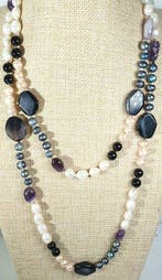 Natuurlijke zoetwaterparels - Symbool van zuiverheid - onyx,