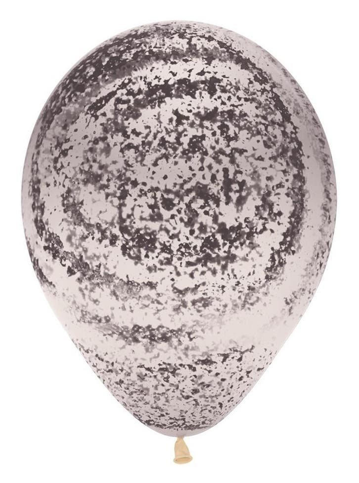 Ballonnen Graffiti Black Crystal Clear 30cm 25st, Hobby & Loisirs créatifs, Articles de fête, Envoi