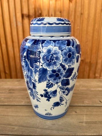 Porceleyne Fles - Gemberpot - Keramiek - Delft blauwe, Antiek en Kunst