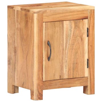 vidaXL Nachtkastje 40x30x50 cm massief acaciahout, Huis en Inrichting, Slaapkamer | Nachtkastjes, Verzenden, Nieuw