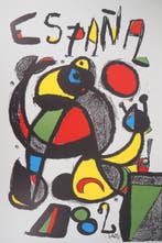 Joan Miro (1893-1983) - Espana, Personnage surréaliste
