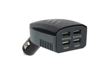 Aanstekerdoos 4-Weg USB, Ophalen of Verzenden, Nieuw