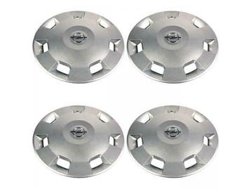 ORIGINELE GM Opel naafdoppen wielbeschermerset ZILVER 14 inc, Ophalen of Verzenden