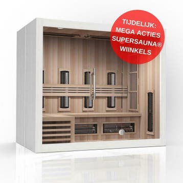 Therapeutische Infrarood cabine HOGE kwaliteit SUPERSAUNA®, Verzenden, Nieuw, Infrarood, Complete sauna