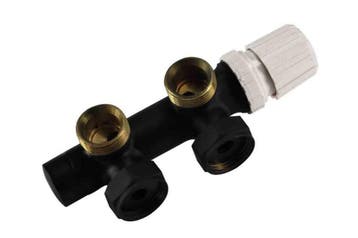 Sanifun thermostatisch 3/4 onderblok haaks-rechts Nero, Ophalen of Verzenden, Nieuw, Overige typen