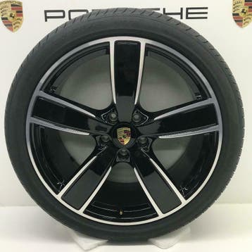 Porsche Cayenne (E3) ORIGINELE 22 SportClassic met banden, Ophalen, Gebruikt, Banden en Velgen, Overige maten
