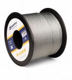 Staalkabel op rol - 2.5 mm 50 meter op katrol, Jardin & Terrasse, Verzenden