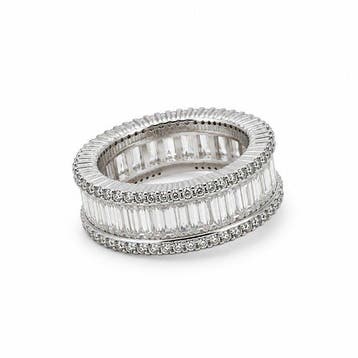 Eeuwigheidsring - 18 karaat Witgoud - 2.54ct. tw. Diamant