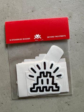 Invader (1969) - Beyond the Streets Paris - Stickerpack 2