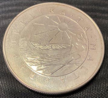 Malta. 5 Lira 1977 (Zonder minimumprijs)