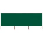 vidaXL Windscherm 3-panelen 400x160 cm stof groen, Verzenden