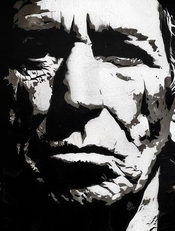 David Law (1967) - Keith Richards (Stencil)