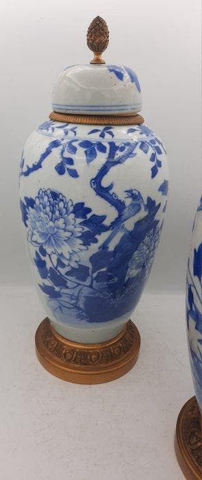 dekselvaas - Porselein - China - Kangxi (1662-1722) -