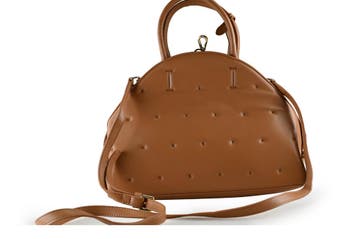 Kisses of Pearl Handtas Cognac, Verzenden