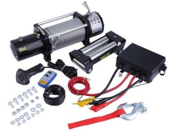 Veiling - Lier Elektrisch 13000 lbs / 5897 kg 24 volt, Doe-het-zelf en Bouw, Lieren en Takels, Nieuw