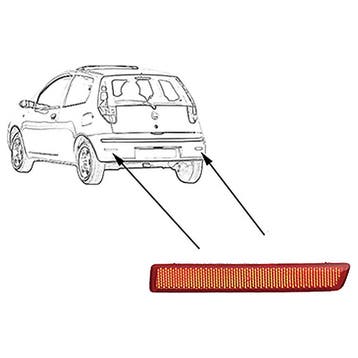 Fiat Croma/Punto 2003-2012 Reflector Rechts In Bumper, Verzenden