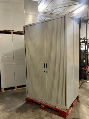 Aspa roldeurkast 197 x 120 x 45 cm (gebruikt), Huis en Inrichting, Gebruikt, 100 tot 150 cm, Verzenden, Metaal