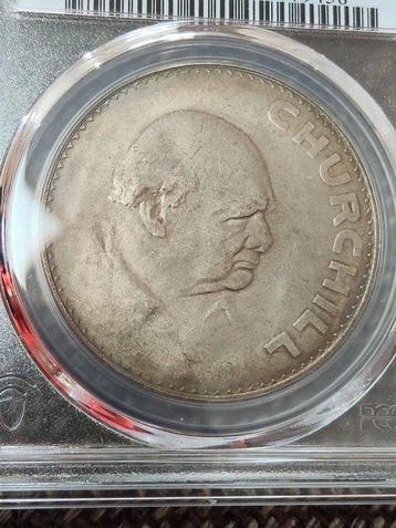 Verenigd Koninkrijk. Elizabeth II. Crown 1965 Churchill -