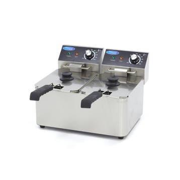 Friteuse - 2 x 4 L - 2 paniers - jusquà 1,5 kg de frites, Verzenden