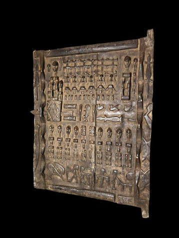 Zolderdeur -65 cm - Dogon - Mali (Zonder minimumprijs)