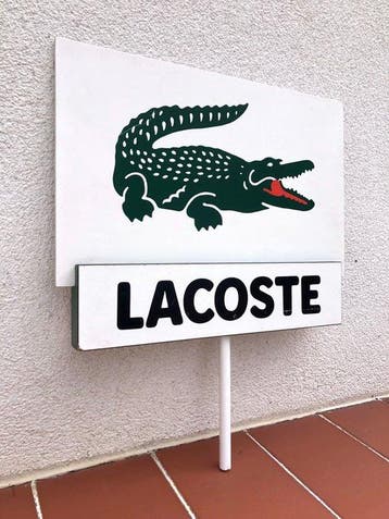 Rare Vintage Original LACOSTE Clothes Wear Shop Store