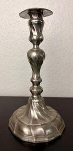 Kaarsenhouder - Tin - H : 25 cm