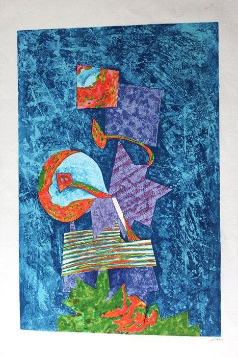 Gianni Dova (1925-1991) - Serigrafia, Antiek en Kunst, Antiek | Overige Antiek