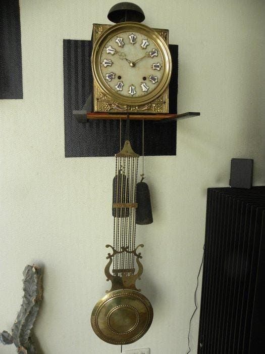 Horloge comtoise - - Fer - 1850-1900, Antiquités & Art, Antiquités | Horloges