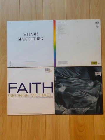 George Michael, Wham! - 4 x albums + 1 x 12 maxi single -