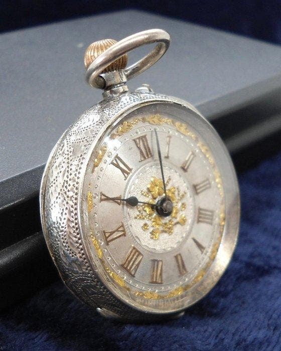 Remontoir silver Pocket watch - 1850-1900, Bijoux, Sacs & Beauté, Montres | Hommes