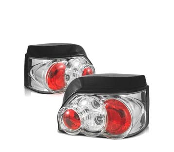 FEUX ARRIÈRE POUR RENAULT CLIO 90-98 STYLE LEXUS CHROMÉ, Autos : Pièces & Accessoires, Verzenden