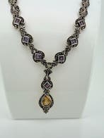 Sans prix de réserve - Collier Argent Citrine - Améthyste, Bijoux, Sacs & Beauté, Colliers