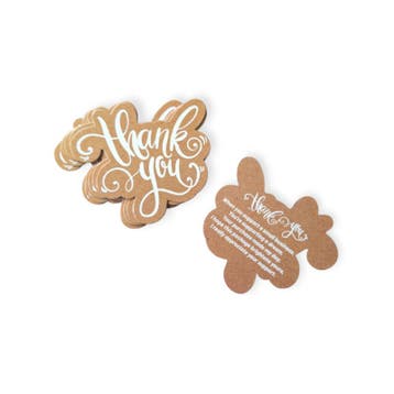 10x Thank You kaart - small business - bedankje - bestell..., Diversen, Wenskaarten, Verzenden, Nieuw