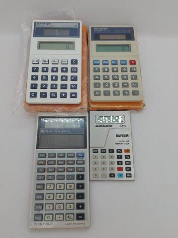 Sharp EL-240S - EL-240 - Texas Instruments TI 30 SLR - Adler