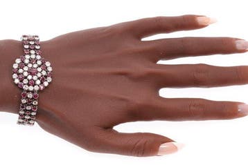 Armband - 14 karaat Witgoud - 10.94ct. tw. Diamant, Nieuw