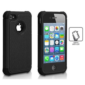 Voor Apple iPhone 4S - Hybrid Armor Case Cover Cas Silicone, Verzenden