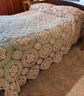 Bedsprei - 265 cm - 255 cm - Sprei van camelias