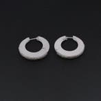 Oorbellen - 18 karaat Witgoud - 1.10ct. tw. Diamant, Handtassen en Accessoires, Oorbellen, Nieuw