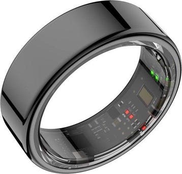 2dekans | Focus® S1 Smart Ring - Zwart - Hartslag & Slaap, Ophalen of Verzenden, Nieuw