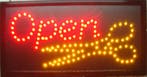OPEN kapper lamp LED verlichting reclame bord lichtbak barbe, Verzenden, Nieuw