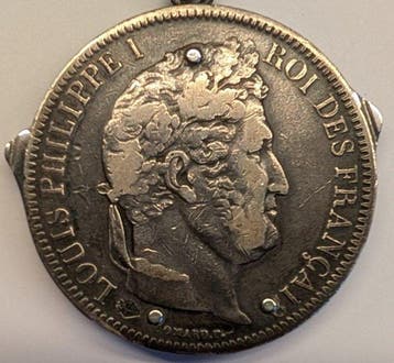 France. Louis Philippe I. 5 Francs 1831-B, transformée en