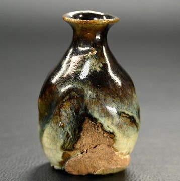 Zeer fijne Karatsu-vaas (sakéfles) - Karatsu-yaki - Keramiek, Antiek en Kunst
