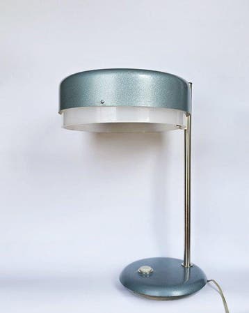 Big vintage table lamp Evening - USSR - Lampe de table -, Antiek en Kunst