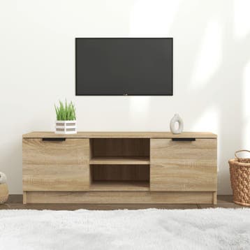 vidaXL Tv-meubel 102x35x36,5 cm bewerkt hout sonoma, Verzenden, Nieuw