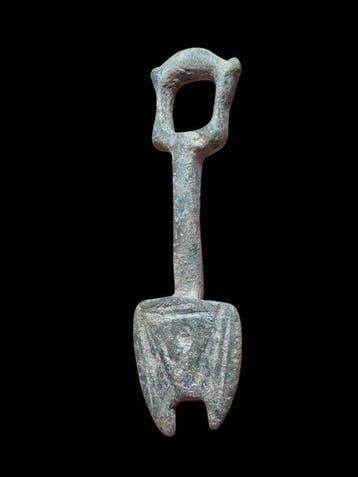Romain antique Bronze, Buste rare Legion Pendentif (Sans